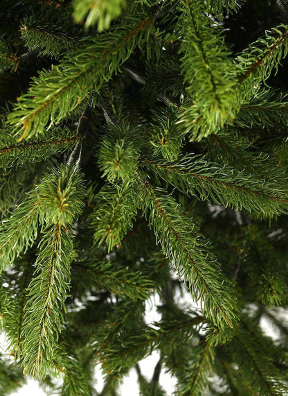 10' King Fraser Fir Artificial Christmas Tree with 2100 Warm White & Multi-Color LED Lights